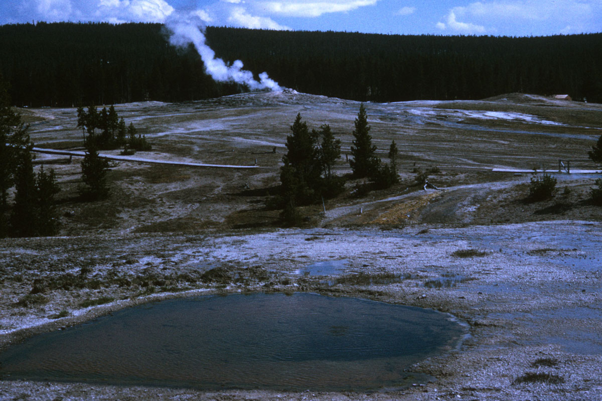 71 Old Faithfull Backside Yellowstone