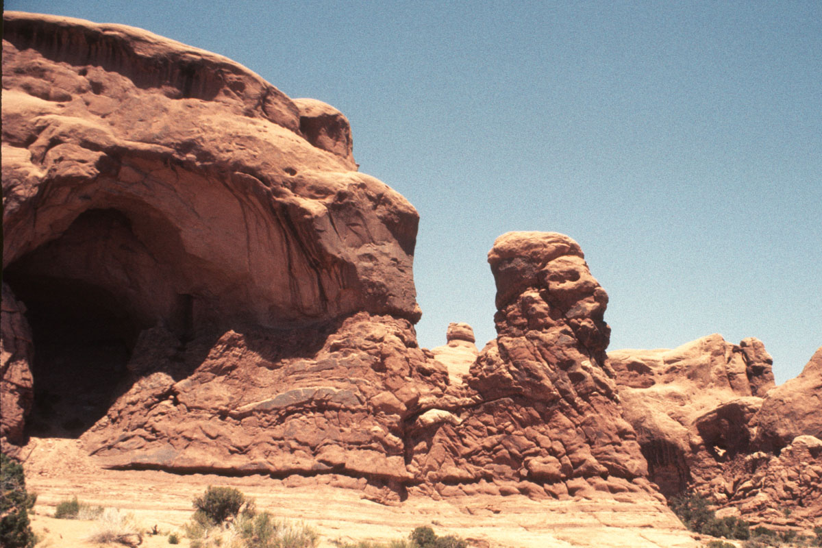 Rock Head Arches Nat Pk