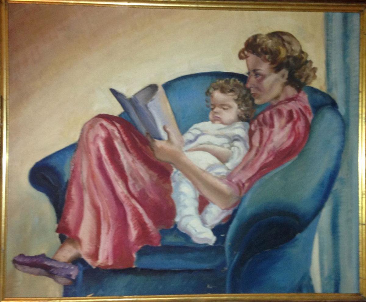 001 Sue and Mom Painted by Dad